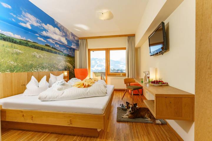 Hôtel pour 3 personnes, avec sauna ainsi que jardin et jacuzzi, adapté aux familles