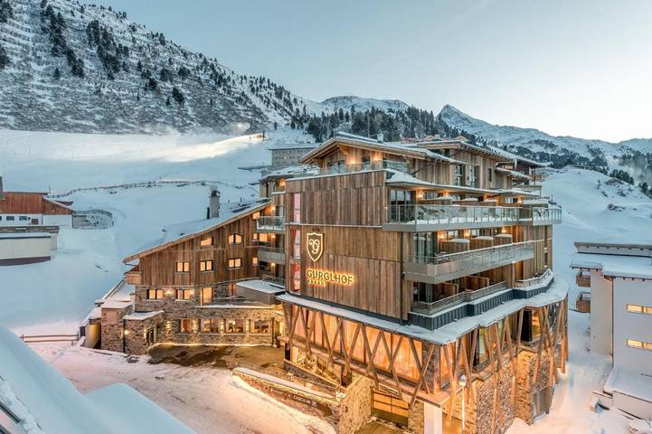 Hotel für 2 Personen, mit Pool und Balkon sowie Sauna und Ausblick in Obergurgl