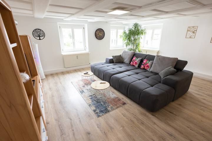 Entire apartment, Apartment 'Alexandra' with Shared Terrace, Shared Garden and Wi-Fi in Aldingen, Landkreis Tuttlingen
