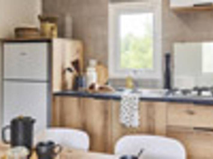 Camping des Familles - Mobilheim 6 personen - Cottage des Pins 3 Zimmer - 6 Pers 29 m² - Tv in Grayan-et-l'Hôpital, Lesparre-Médoc und Umgebung