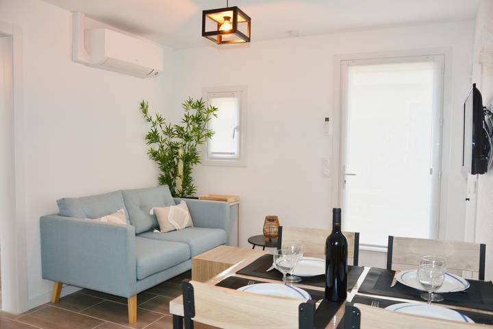 Ferienhaus für 4 Personen, mit Terrasse und Garten sowie Pool und Sauna in Le Barcarès - 2