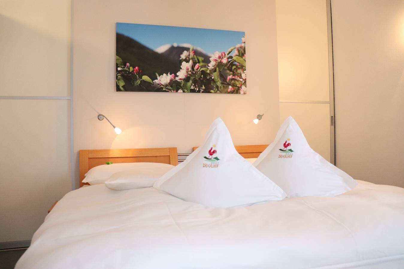 Ganze Wohnung, Apartment „Draxlhof Apfelblüte“ mit Bergblick, privater Terrasse und Wlan in Tarsch, Latsch