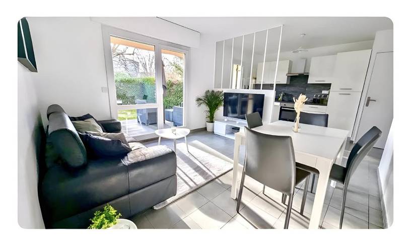 Appartement de vacances pour 4 personnes, avec jardin