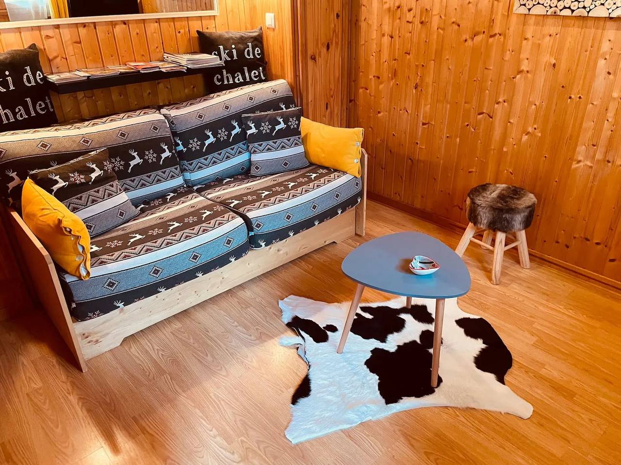 Chalet cosy avec balcon à Le Bouchet-Mont-Charvin, 35 m² in Le Bouchet-Mont-Charvin, Région d'Annecy
