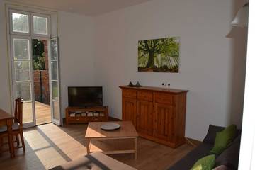 Ferienwohnung für 5 Personen, mit Terrasse und Garten in Krusenhagen