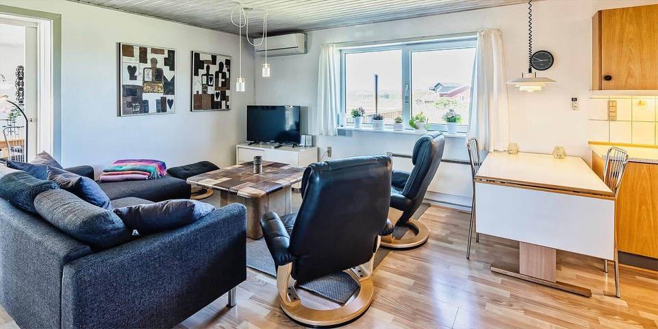 Ferienhaus mit Meerblick für 6 Personen, mit Terrasse in Vejers Strand - 3