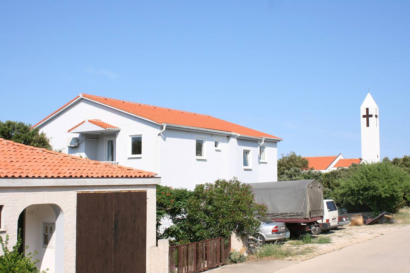 Cały apartament, Jednopokojowy apartament z tarasem i widokiem na morze Mandre, Pag A-6405-c in Mandre, Pag (Wyspa)