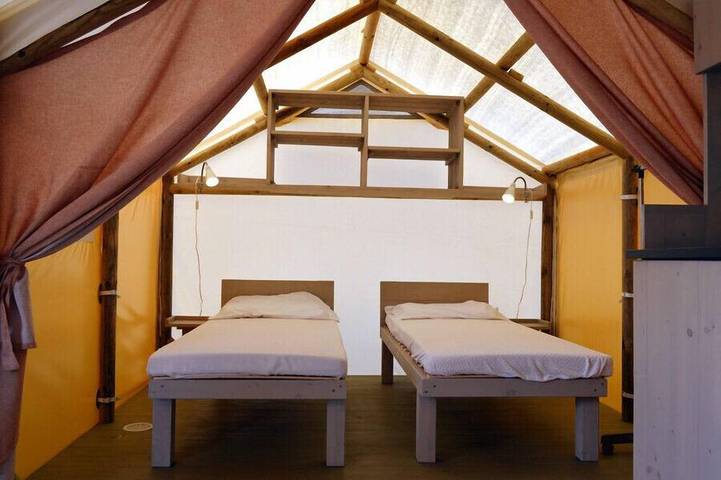 Ganze Wohnung, Camping Principina Zelt Tenda Safari für 4 Personen in Principina A Mare, Grosseto