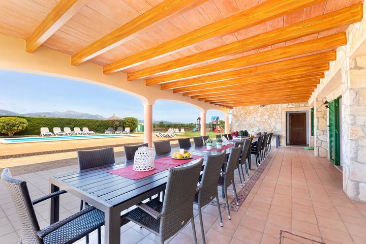 Casa de vacaciones para 32 personas, con Balcón además de Jardín y Piscina para niños en las Islas Baleares - 4