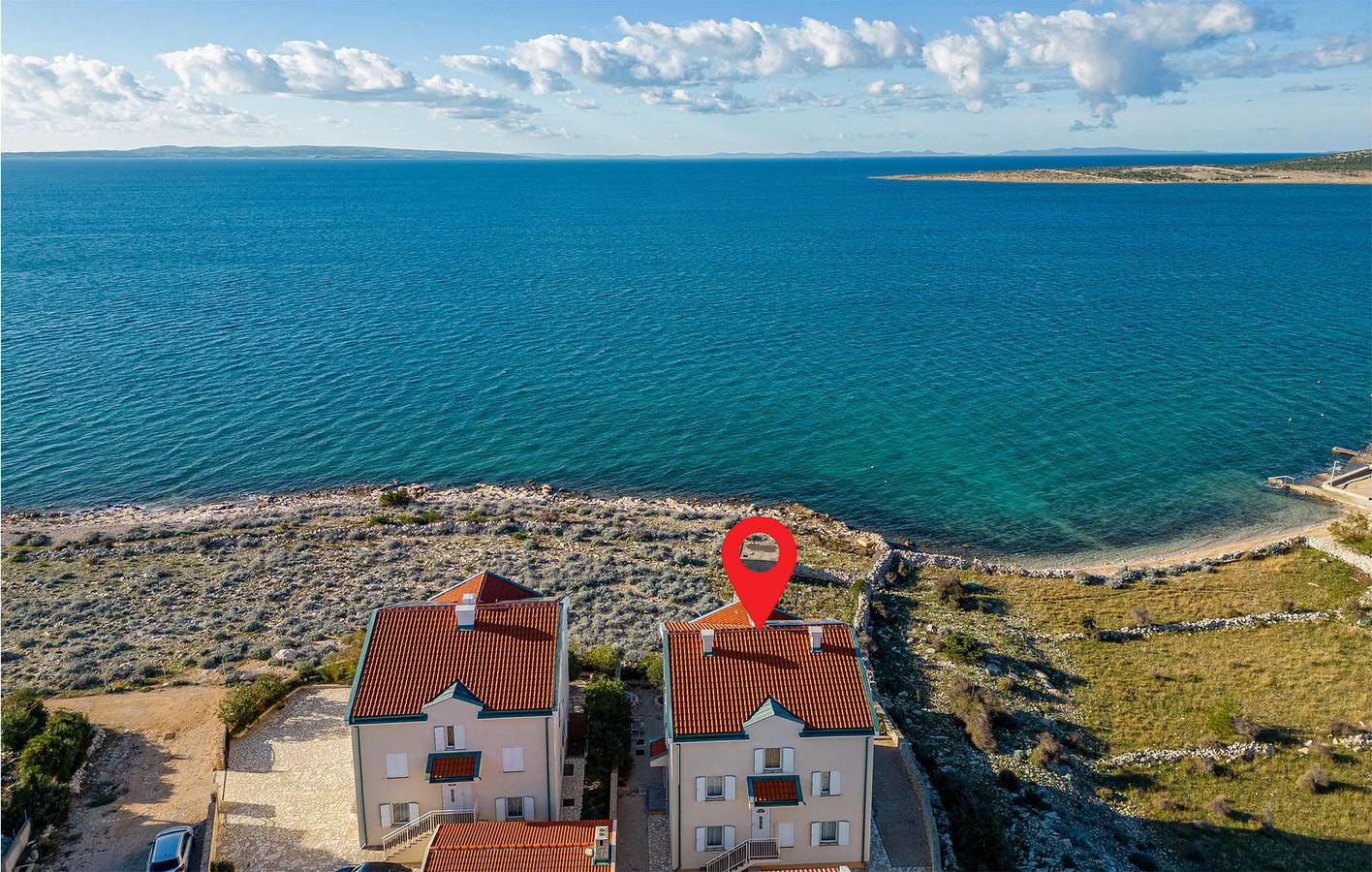 Appartement de vacances entier, Appartement confortable avec terrasse, Wi-Fi et parking, à 100 m du littoral in Ville de Pag, Pag