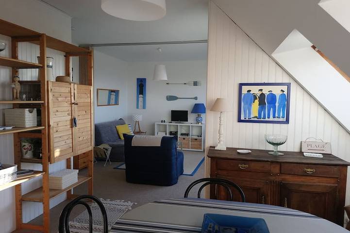 Ganze Wohnung, Sehr schöner Meerblick für diese nach Süden ausgerichtete Wohnung in Crozon, Iroise