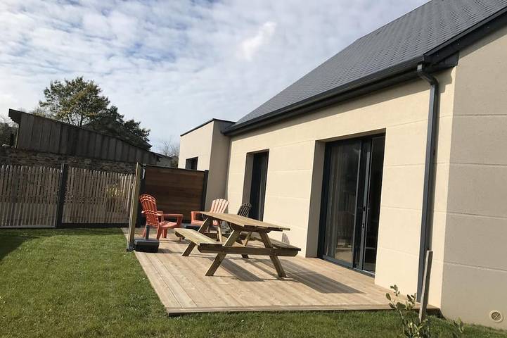Gîte pour 4 personnes, avec jardin à Barneville-Carteret