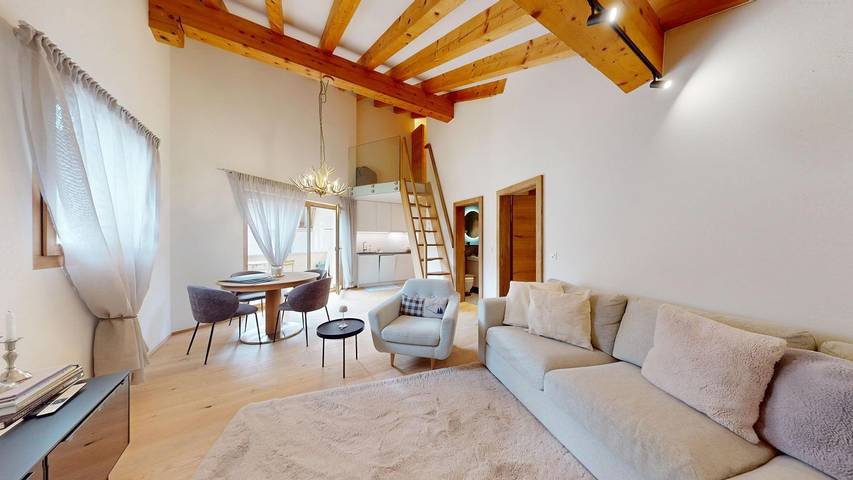Ferienwohnung für 4 Personen, mit Balkon und Ausblick in Sils im Engadin/Segl - 4