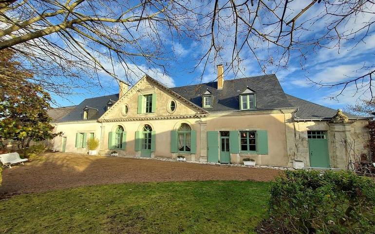 Gîte pour 5 personnes, avec vue et jardin à Saint-Christophe-sur-le-Nais