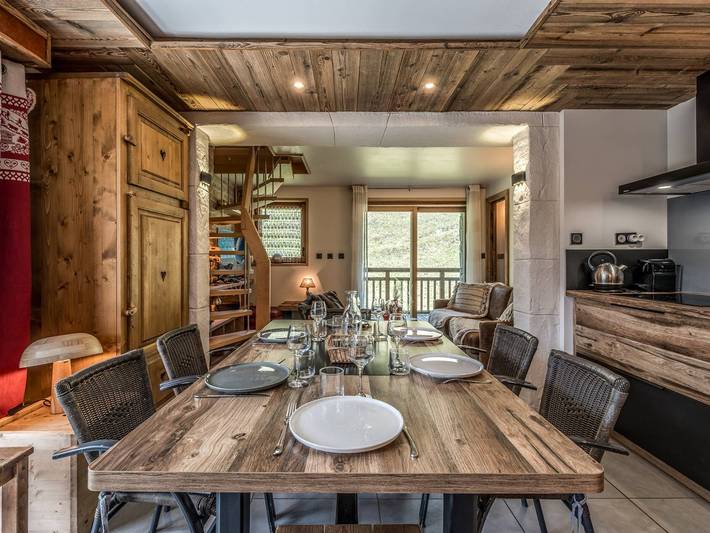 Gîte pour 6 personnes, avec Balcon dans Courchevel 1550 - 2