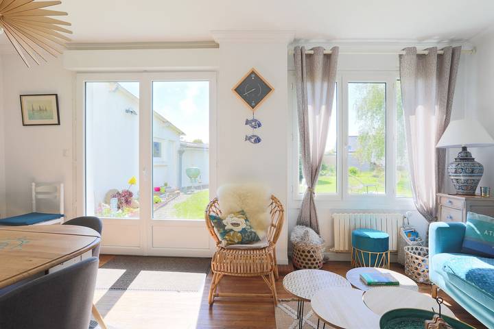 Maison de vacances 'Maison De Vacances Proche Mer' avec terrasse privée, jardin privé et Wi-Fi in Plouha, Côte de Goëlo