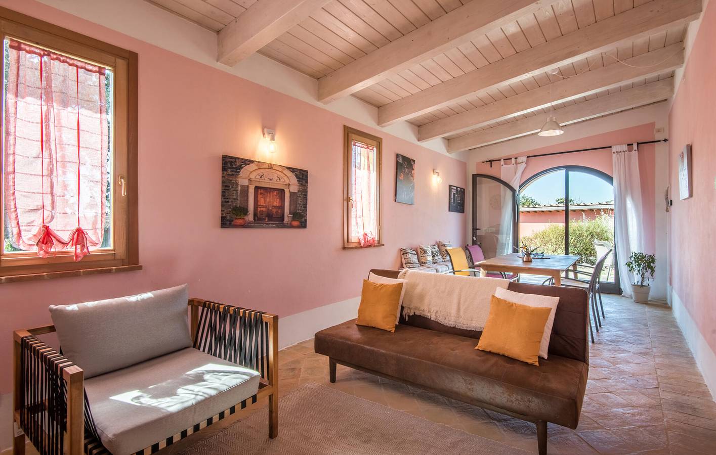 Feriehus for 3 personer med hage in Trequanda, Provinsen Siena