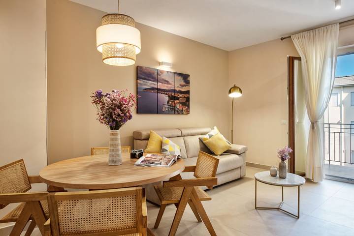 Ferienwohnung für 4 Personen, mit Balkon und Terrasse