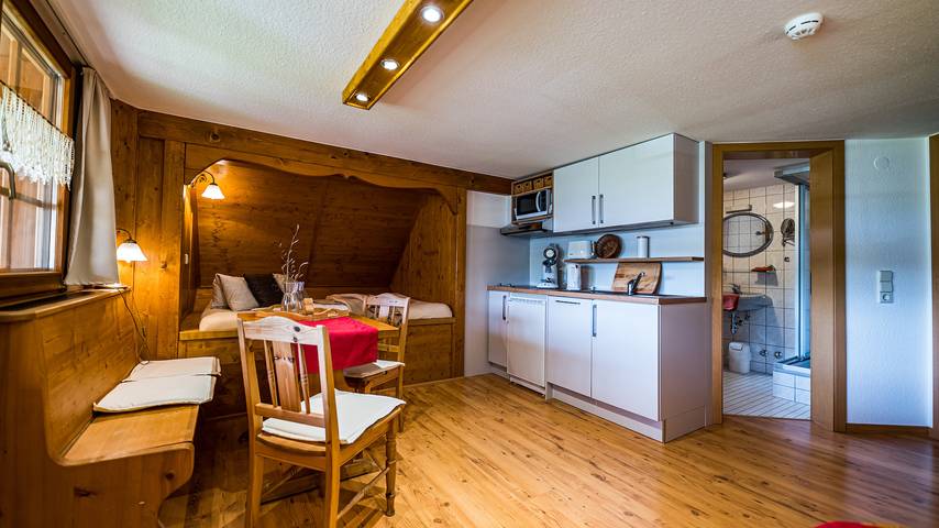 Ferienwohnung für 2 Personen, mit Balkon und Terrasse sowie Garten und Ausblick in Fröhnd - 4