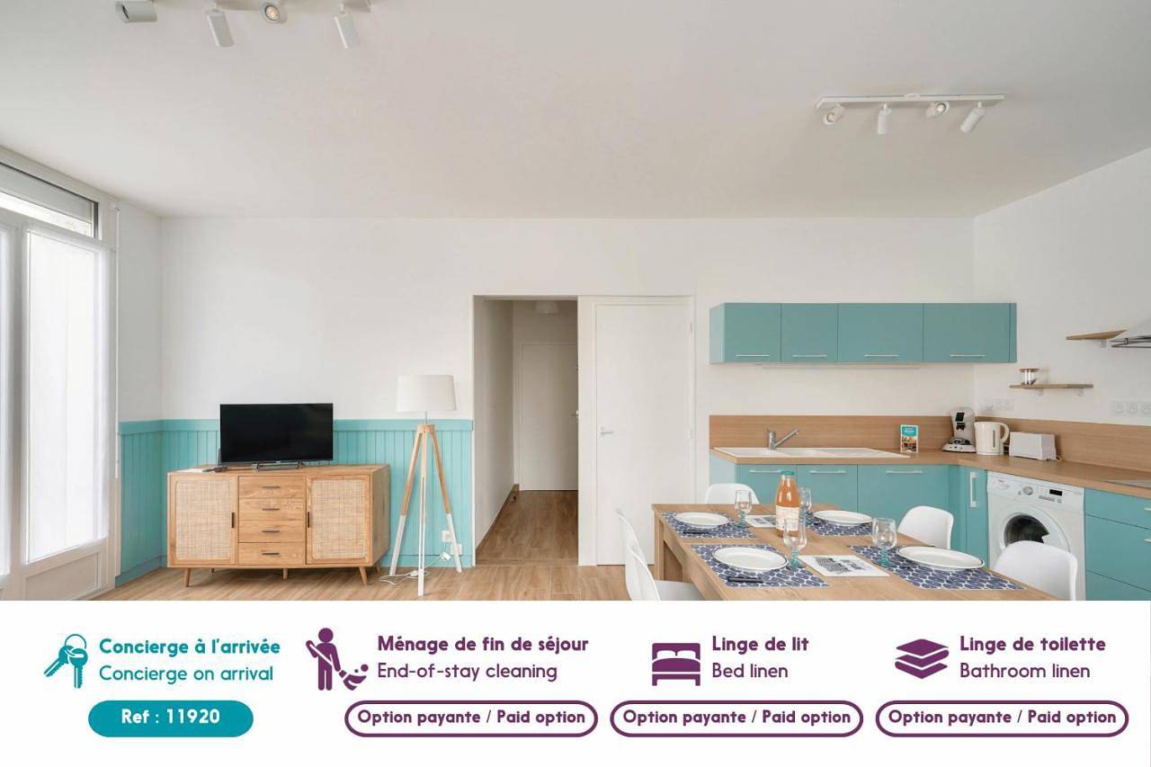 Appartement entier, Bel appartement pour 4 sur le port de Penmarch in Saint-Guénolé, Penmarch