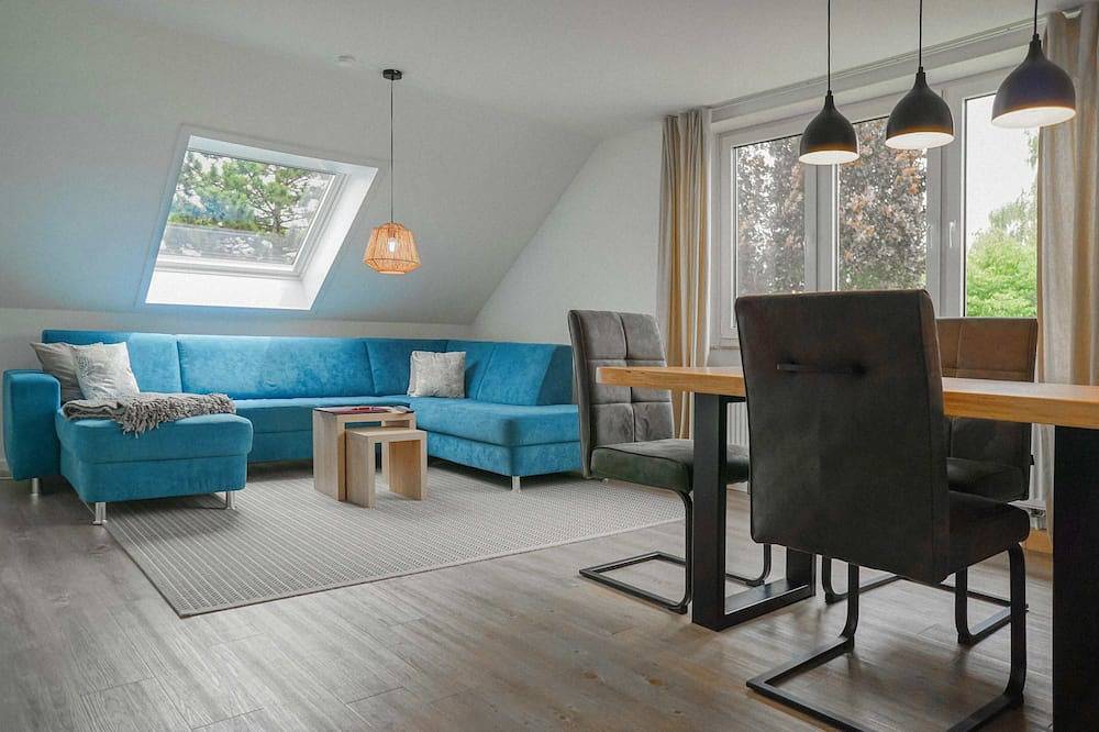 Ganze Wohnung, Landhaus Hoher Überlingen, 80 qm, 2 Schlafzimmer, max. 5 Personen in Oberteuringen, Region Bodensee-Oberschwaben