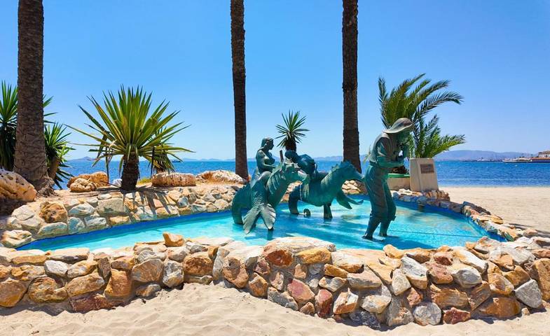 Chalet para 8 personas, con terraza además de vistas y piscina, Se admiten mascotas en Campo de Cartagena - 2