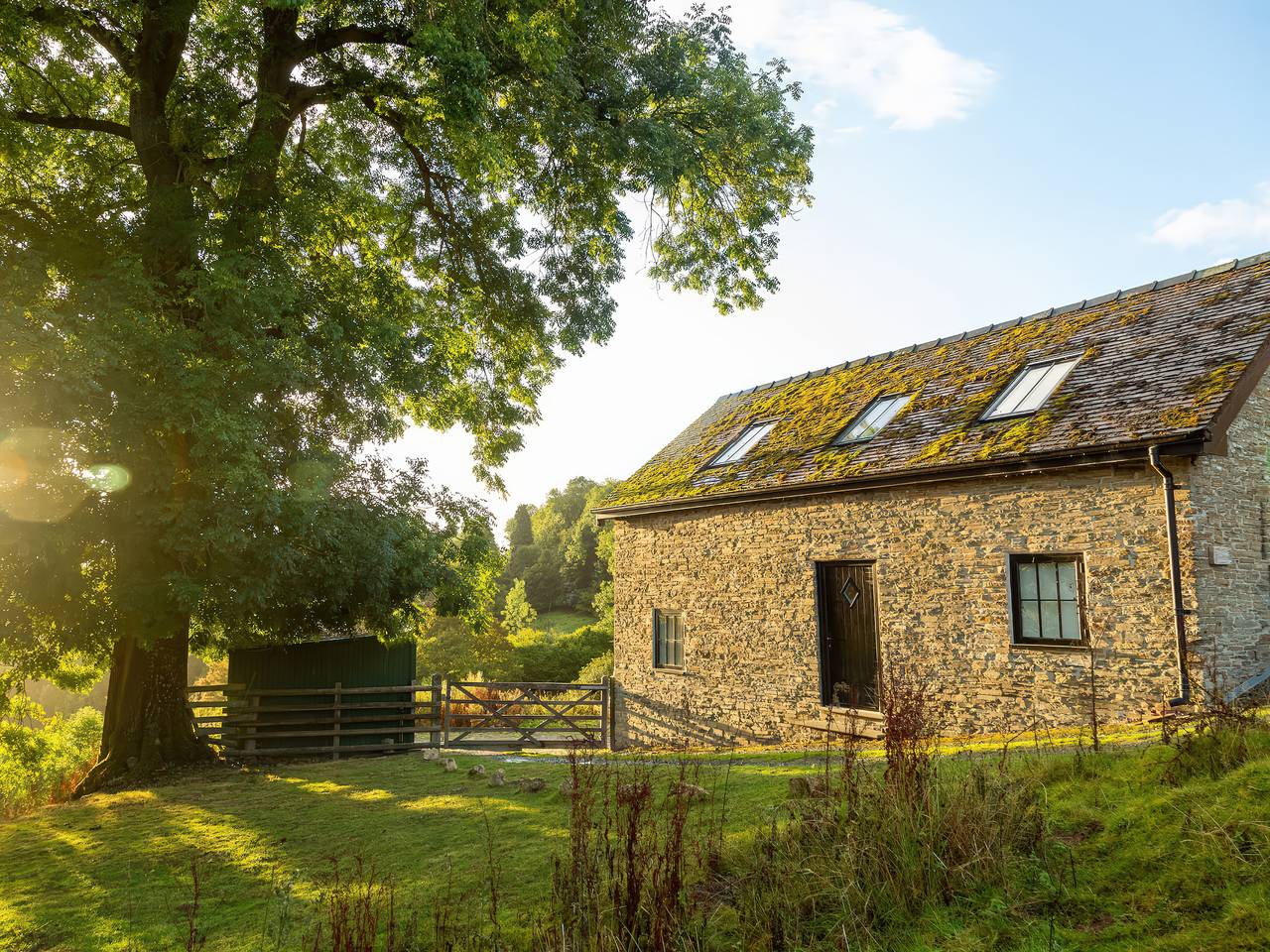 Bishop's Castle Barn in Shropshire Hills