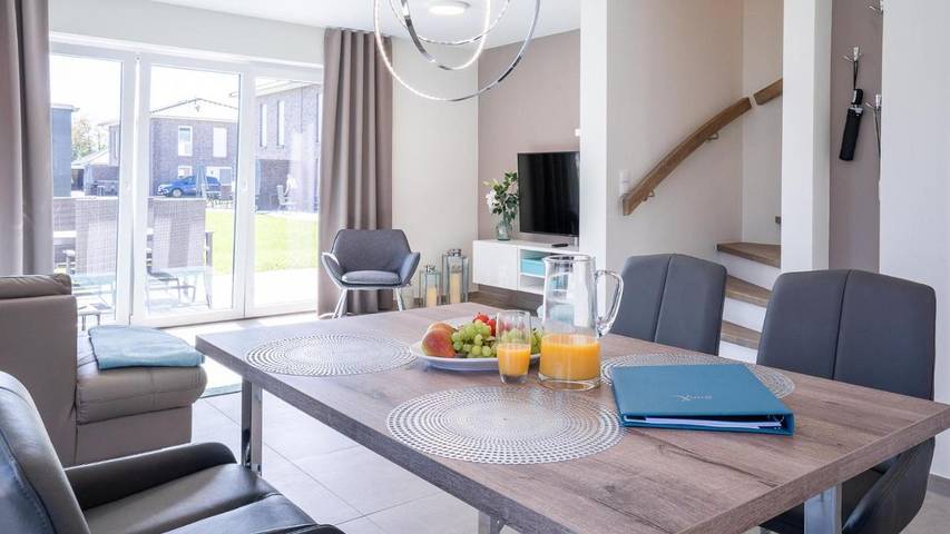 Ferienhaus für 4 Personen, mit Terrasse und Garten sowie Sauna