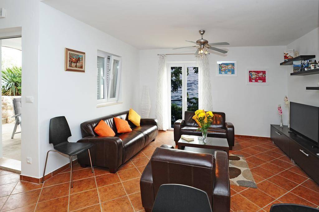 Ferienhaus für 4 Personen mit Meerblick in Brsecine, Dubrovnik-Neretva