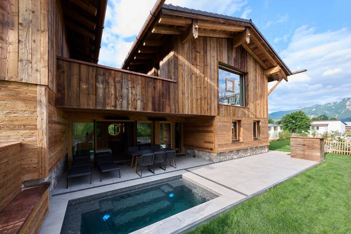 Ferienhaus für 5 Personen, mit Ausblick und Sauna sowie Garten im Allgäu - 3