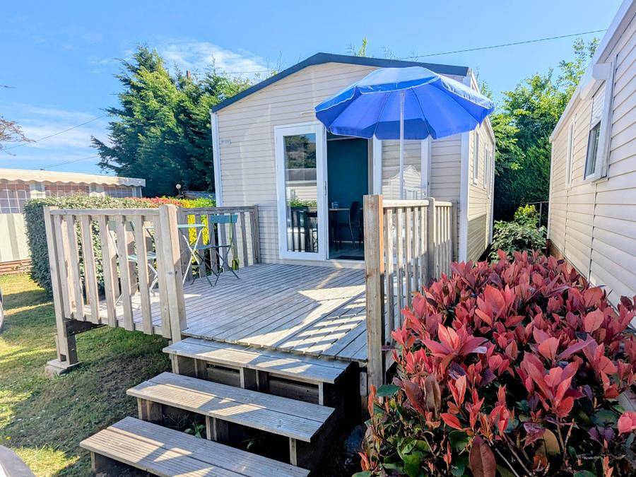 Camping Eden Villages La Pointe Saint-Gildas - Mobilhome 2 personnes - Mobil-home Confort 1 chambre in Préfailles, Côte de Jade