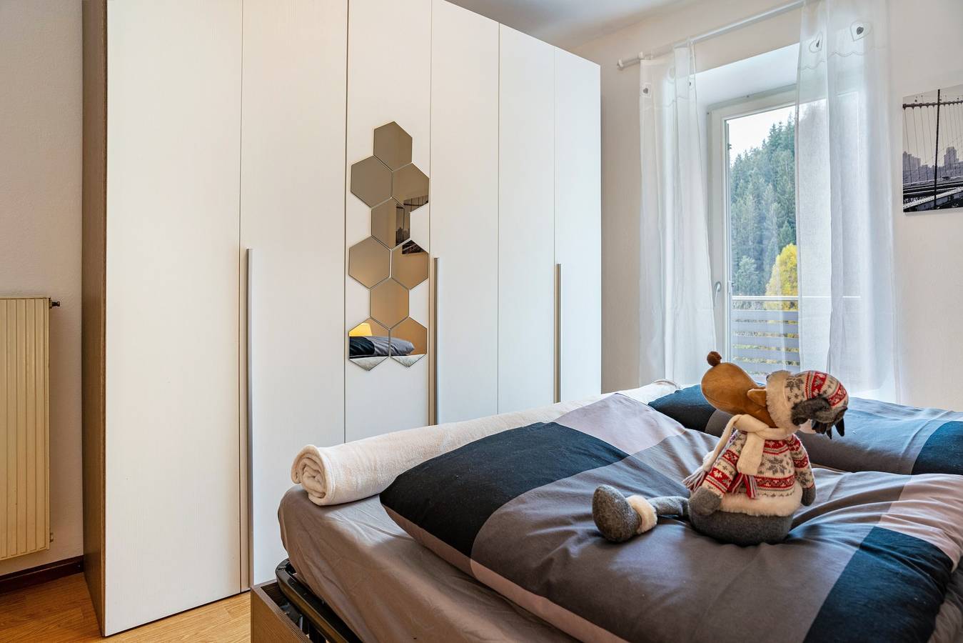 Appartamento intero, Appartamento 'Martina's Place' con vista sulle montagne, balcone e Wi-Fi in Molina di Fiemme, Castello-Molina di Fiemme
