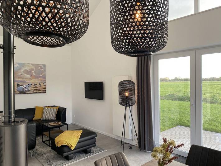 Ferienhaus mit Meerblick für 6 Personen, mit Terrasse und Garten sowie Sauna am Jadebusen - 2