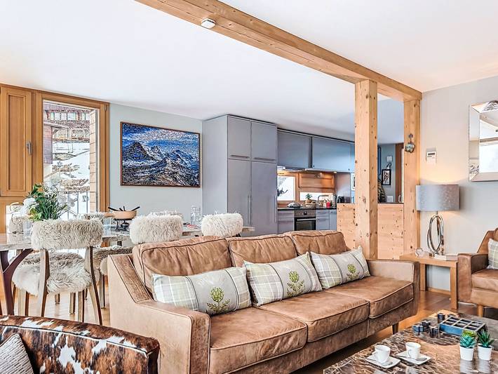 Vakantiewoning voor 6 personen, met terras in Wengen