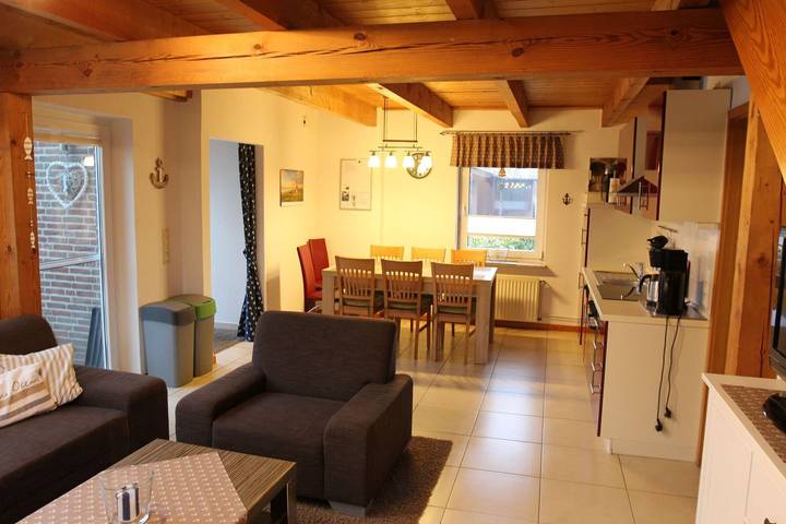 Maison de vacances pour 8 personnes, avec jardin, animaux acceptés en Mer du Nord