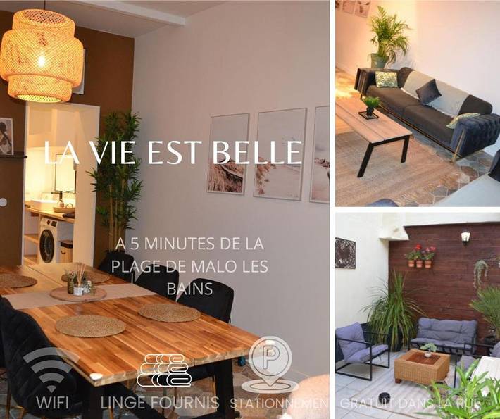 Maison de vacances pour 6 personnes, avec terrasse