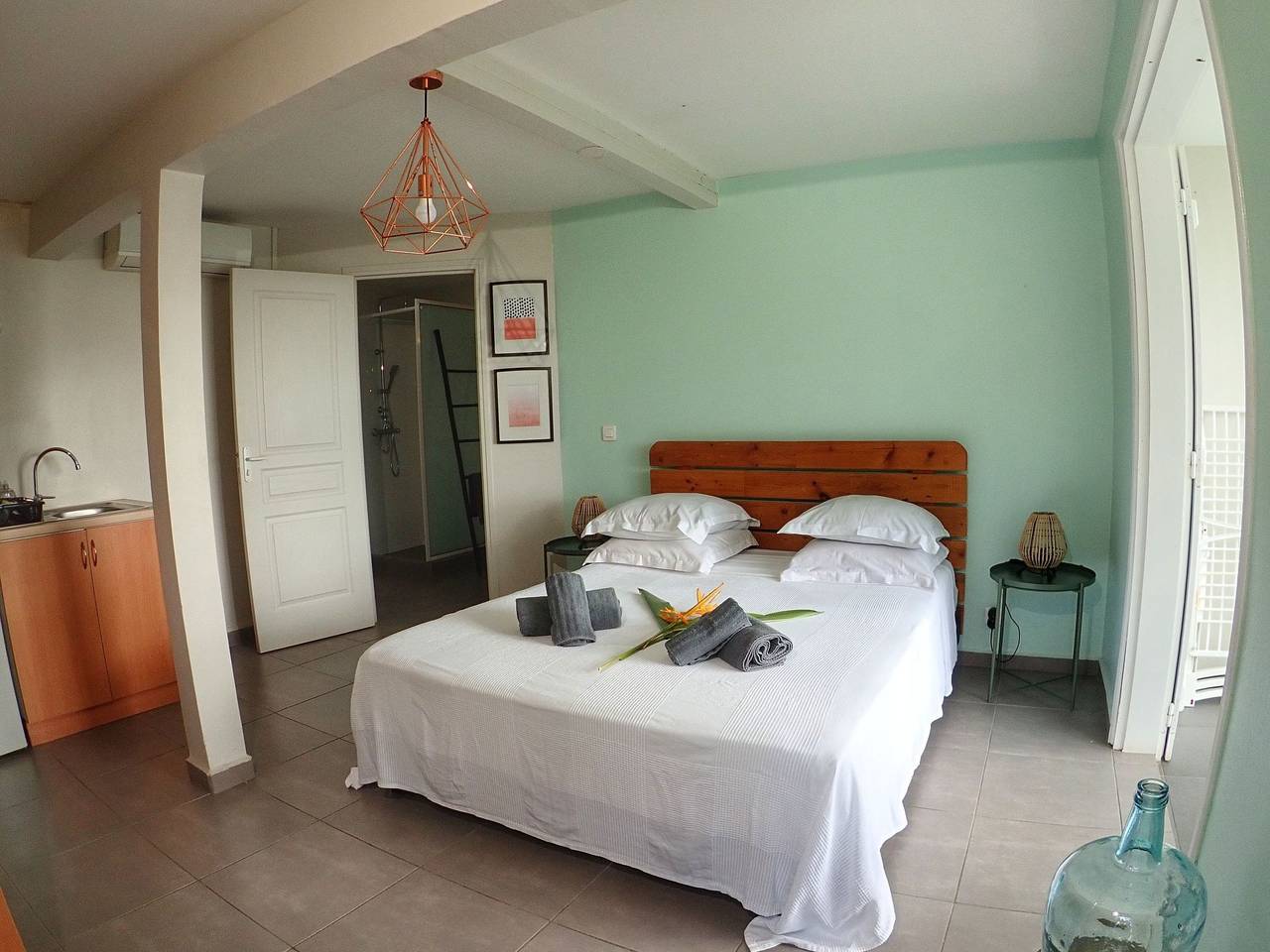 Ganze Wohnung, Studio "Malanga" mit Terrasse in Deshaies, Guadeloupe