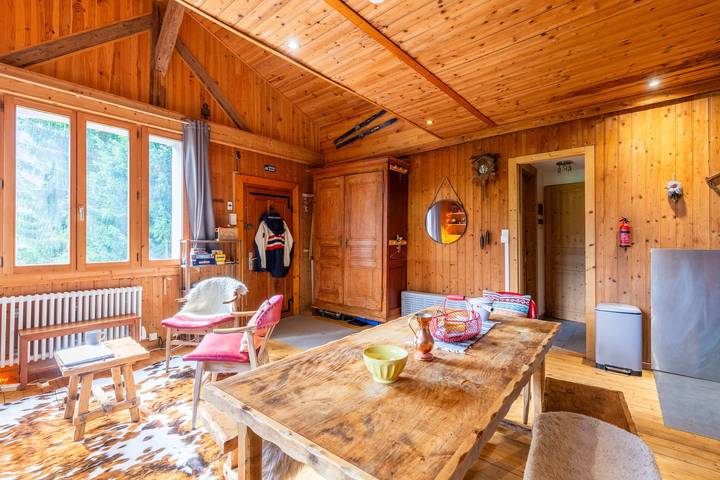 Casa de vacaciones "Tranquilo y auténtico chalet de montaña" con vistas a la montaña y Wi-Fi in Saint-Pierre-en-Faucigny, Region Bonneville