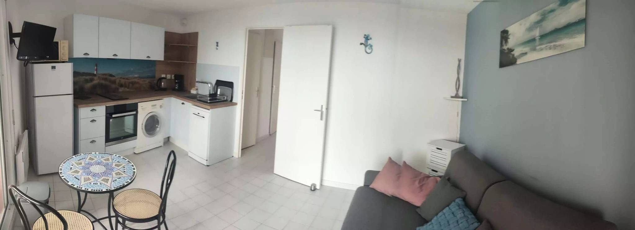 Ganze Wohnung, Große Wohnung 4 Betten Meerblick in La Coudoulière, Six-Fours les Plages
