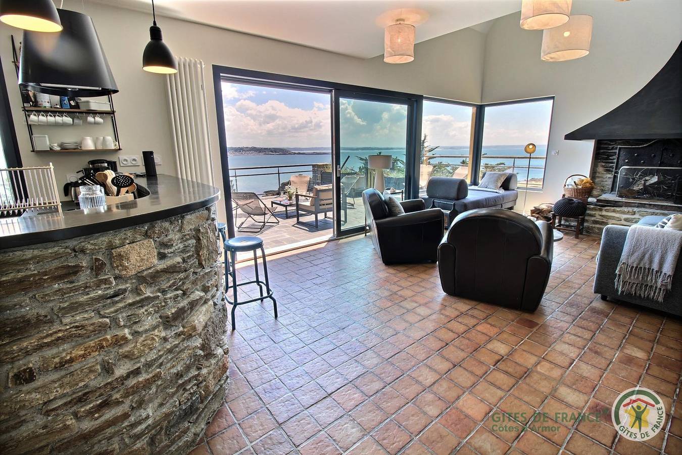 La Villa Roche Mignonne in Trébeurden, Rosa Granitküste