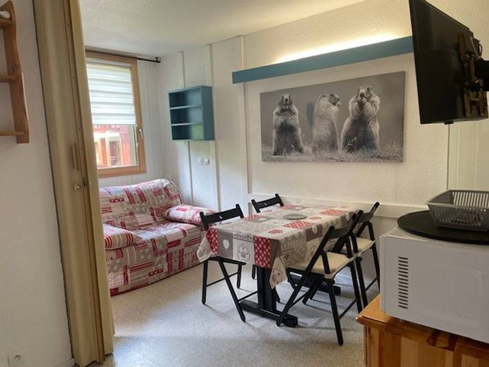 Studio entier, Studio divisible au calme, balcon sud-ouest, 24m² in Bellentre, La Plagne-Tarentaise