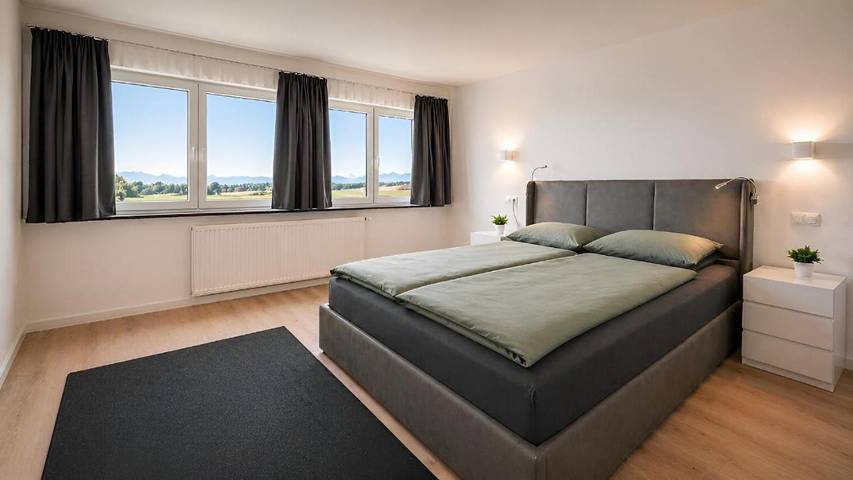Ferienwohnung für 4 Personen, mit Ausblick