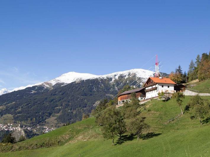 Ferienhaus für 4 Personen, mit Balkon und Ausblick in Kaunerberg