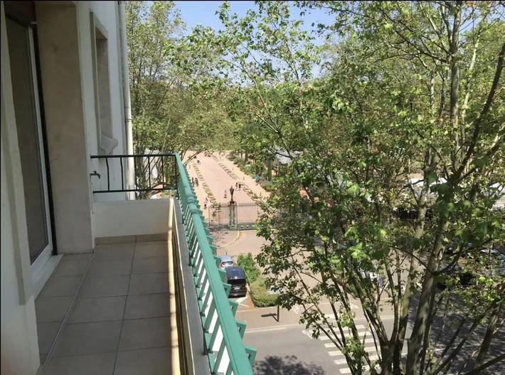 Gîte pour 8 personnes, avec balcon et vue dans Parc de la Tête d'Or