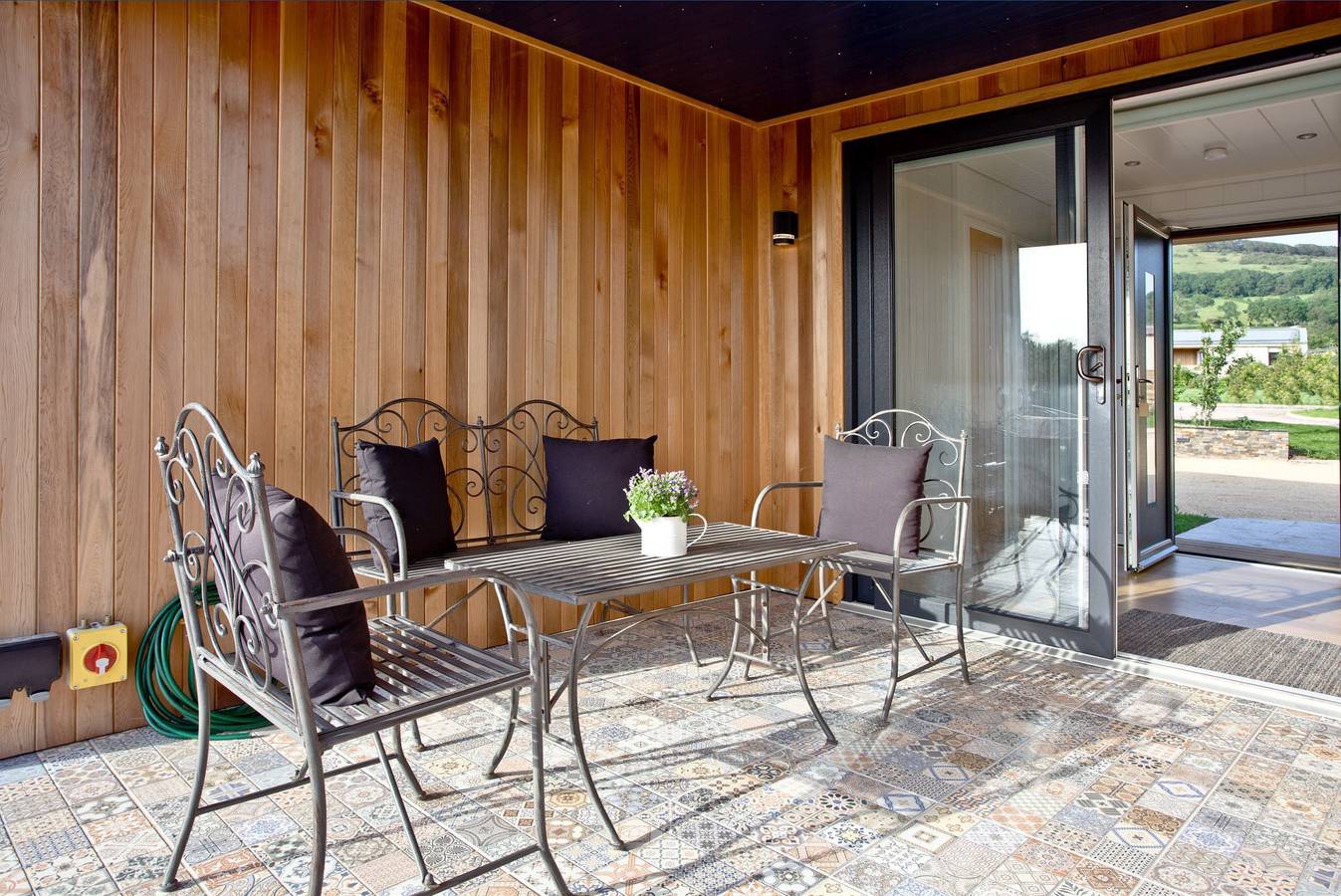 Lodge für 2 Personen mit Whirlpool in Cheddar, Somerset