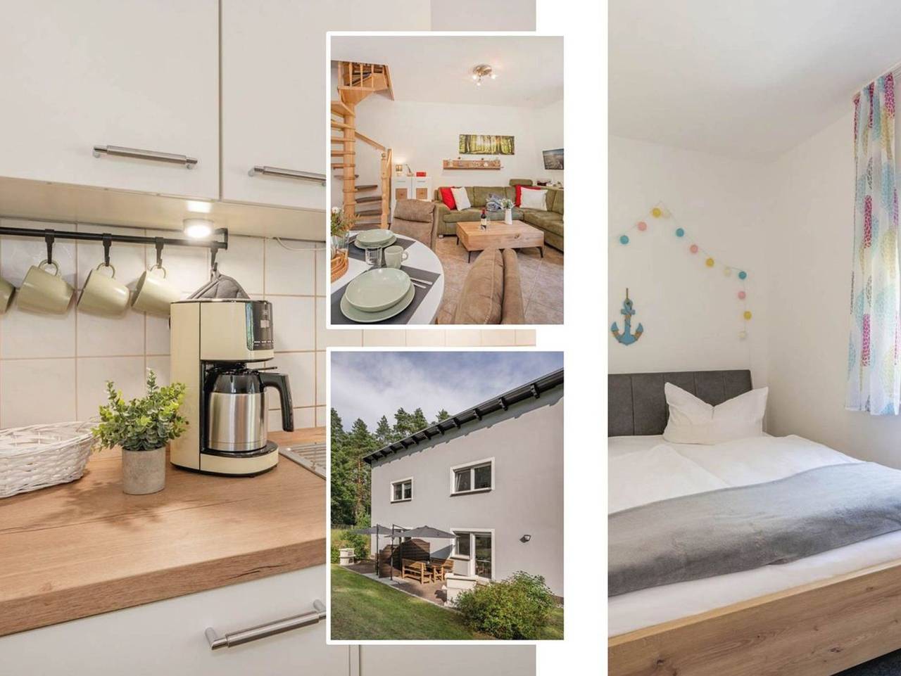 Ganze Ferienwohnung, Dhh Emil - Gemütliche Ferienwohnung im Grünen, mit Sauna und Garten in Garz, Usedom