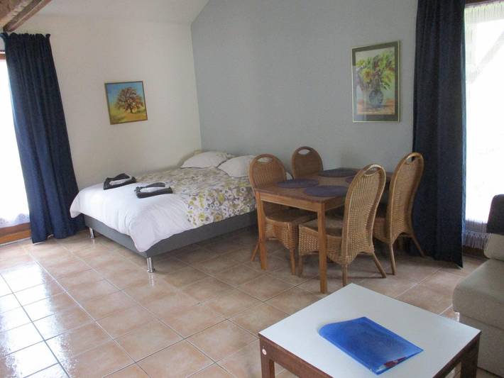 Gîte pour 4 personnes, avec terrasse ainsi que jardin et piscine à Vézac - 3