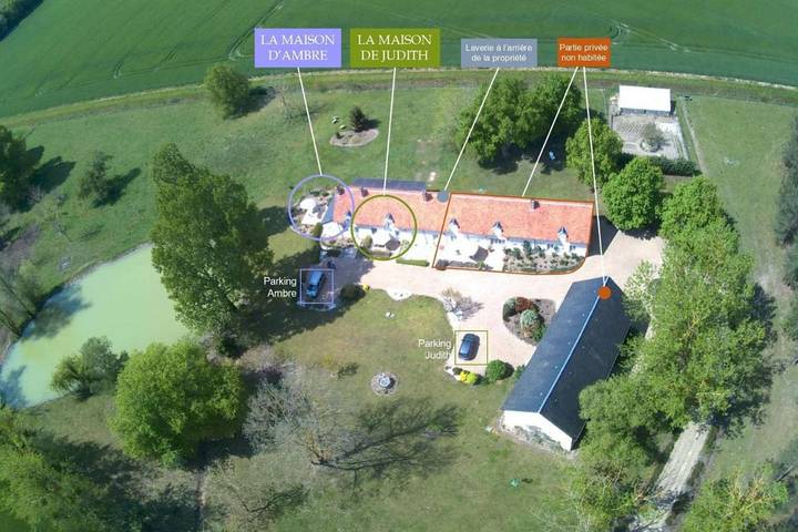 Location de vacances pour 4 personnes, avec vue et jardin à Sambin - 3