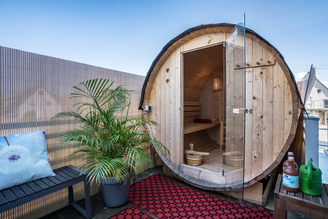Wellness im 'Haus Himmelblick' mit privater Sauna, Pool und Wlan in Sasbach am Kaiserstuhl, Kaiserstuhl