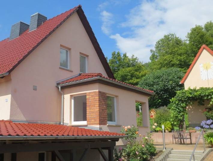Ganze Ferienwohnung, Ferienhaus Beutnitz - Ferienhaus 90qm, 3 Schlafzimmer, max. 5 Personen in Golmsdorf, Saaleland